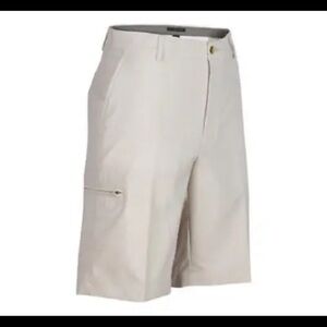 NEW Greg Norman Men's Performance Golf Shorts Sandstone